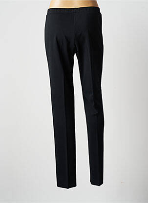 Pantalon droit taille élastique taille normale noir K'TENDANCES femme
