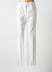 Pantalon slim blanc KARTING pour femme seconde vue