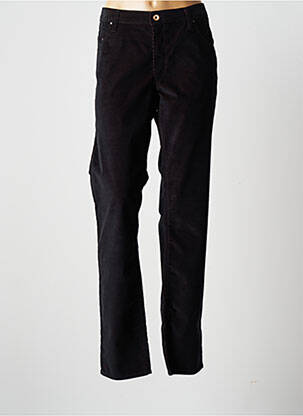 Pantalon droit stretch taille normale noir KARTING femme
