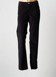 Pantalon droit stretch taille normale noir KARTING femme