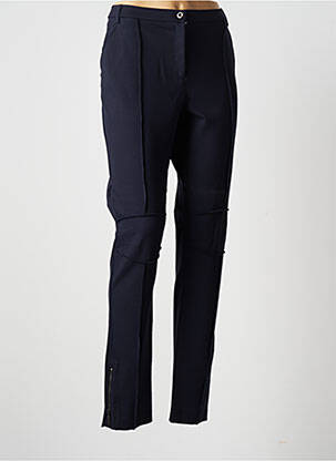 Pantalon slim taille élastique taille normale bleu KARTING femme