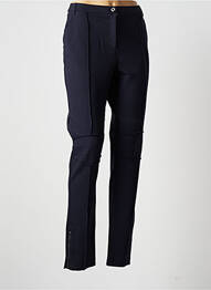 Pantalon slim taille élastique taille normale bleu KARTING femme