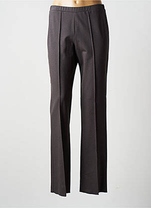Pantalon droit taille élastique taille normale gris KARTING femme