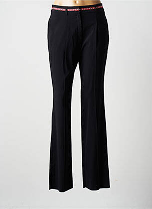 Pantalon droit stretch taille normale noir KARTING femme