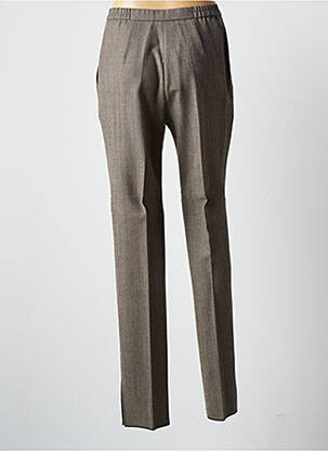 Pantalon droit taille élastique taille normale gris KARTING femme