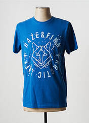 T-shirt bleu HAZE&FINN pour homme seconde vue
