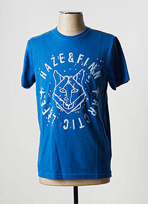 T-shirt bleu HAZE&FINN pour homme