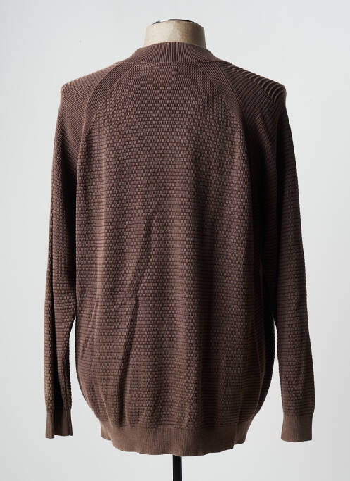 Gilet manches longues marron FELLOWS UNITED pour homme