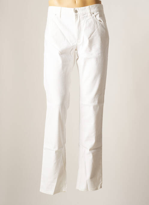 Pantalon droit blanc ALBERTO pour homme