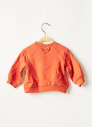 Sweat-shirt broderie manches longues orange MAYORAL fille