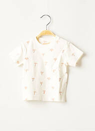 T-shirt tissage jersey manches courtes beige MAYORAL garcon