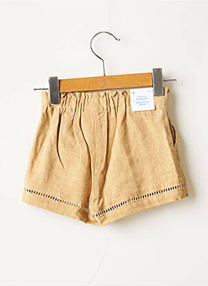 Short poches taille élastique beige MAYORAL fille