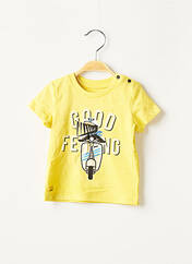 T-shirt jaune CATIMINI pour garçon seconde vue