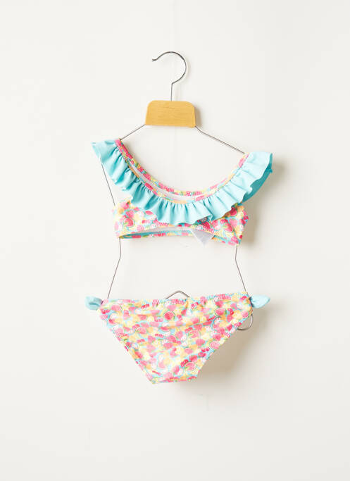 Maillot de bain 2 pièces imprimé fantaisie bleu MAYORAL fille