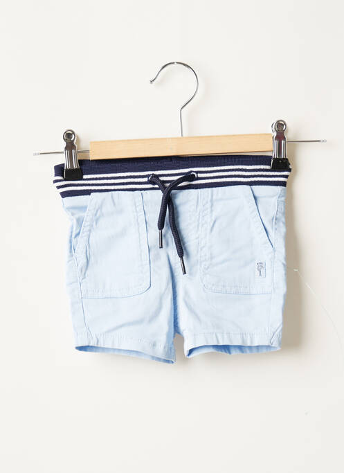 Short tissage popeline taille élastique bleu MAYORAL garcon