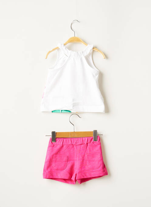 Ensemble short blanc MAYORAL pour fille