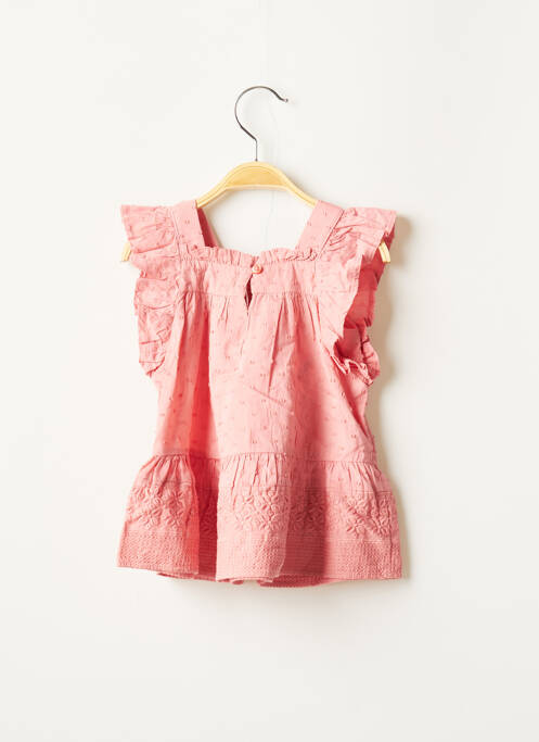 Robe mi-longue rose MAYORAL pour fille
