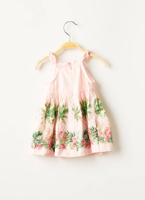 Robe mi-longue rose MAYORAL pour fille