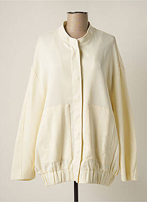 Veste casual blanc ELENZA BY L&L pour femme
