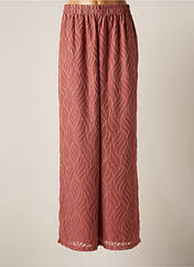 Pantalon large rose AMY&CLO pour femme seconde vue