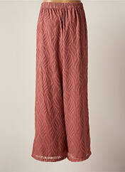 Pantalon large rose AMY&CLO pour femme seconde vue