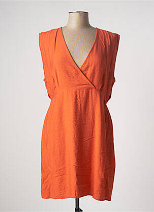 Robe courte orange AN' GE pour femme