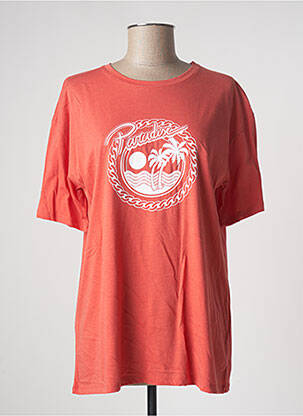 T-shirt orange AN' GE pour femme