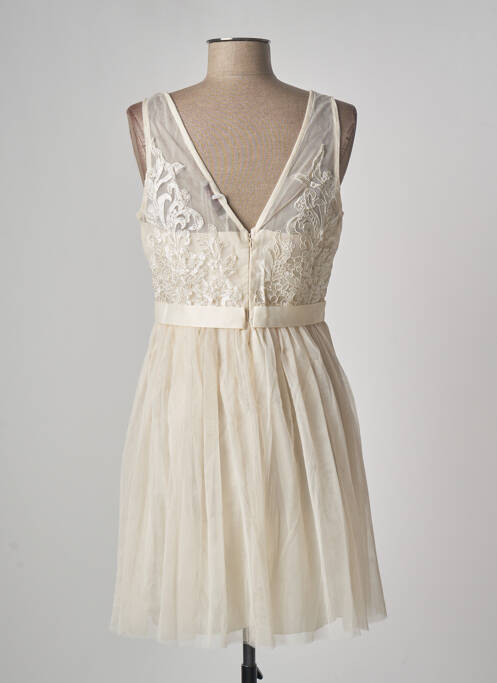 Robe courte beige CHOKLATE pour femme