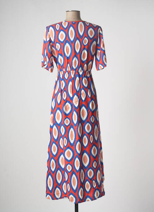 Robe longue orange AN' GE pour femme