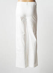 Pantalon droit blanc GRACIELA pour femme seconde vue