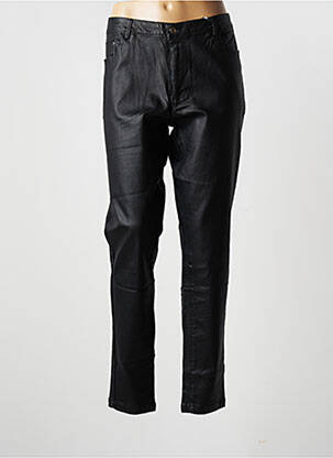 Pantalon slim noir A BELLE BY J.E CREATION pour femme