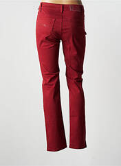 Pantalon slim rouge KY CREATION pour femme seconde vue