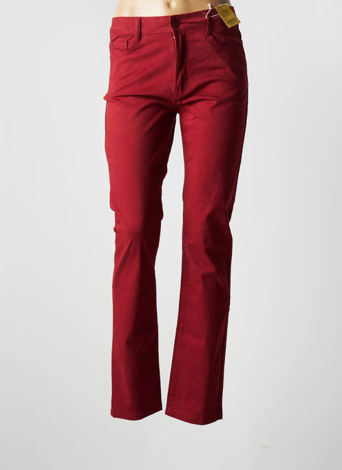 Pantalon slim rouge KY CREATION pour femme