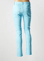 Jeans coupe slim bleu KY CREATION pour femme seconde vue