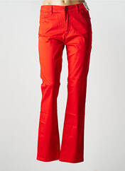 Pantalon droit orange KY CREATION pour femme seconde vue