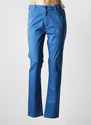 Pantalon slim bleu KY CREATION pour femme