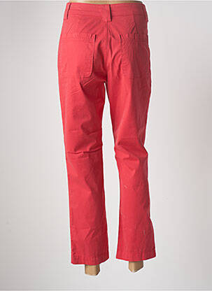 Pantalon 7/8 taille haute taille haute rouge KANOPE femme
