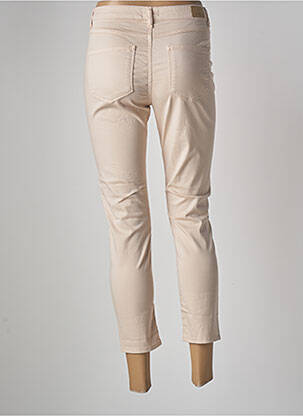 Pantalon 7/8 taille haute taille haute rose KANOPE femme