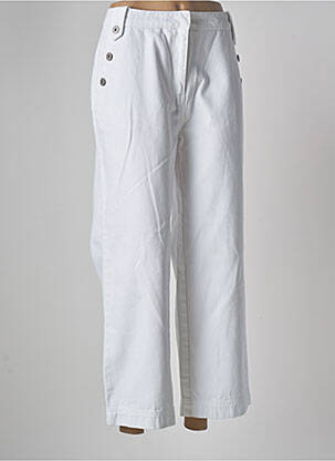 Jeans coupe large blanc MOUSQUETON pour femme