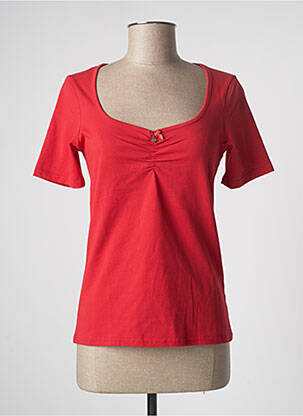 T-shirt rouge BLUTSGESCHWISTER pour femme