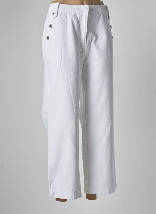 Jeans coupe large blanc MOUSQUETON pour femme