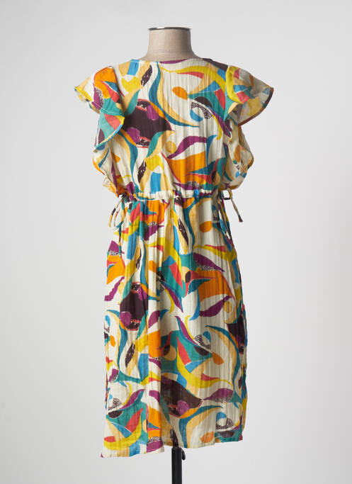 Robe mi-longue beige LA FIANCÉE pour femme