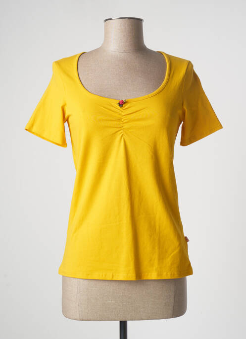 T-shirt jaune BLUTSGESCHWISTER pour femme