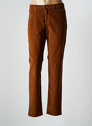 Pantalon slim stretch taille normale jaune COUTURIST femme