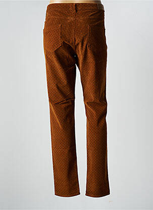 Pantalon slim stretch taille normale jaune COUTURIST femme