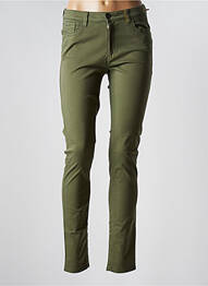 Pantalon slim taille basse taille basse vert COUTURIST femme