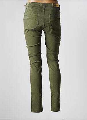 Pantalon slim taille basse taille basse vert COUTURIST femme