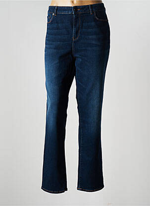 Jeans coupe droite taille haute taille haute bleu WHITE STUFF femme