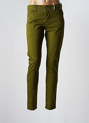 Pantalon slim vert KANOPE pour femme