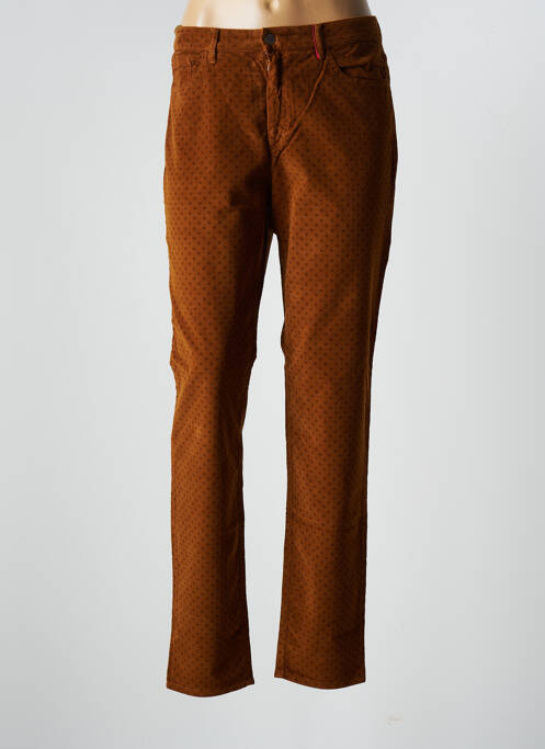 Pantalon slim stretch taille normale jaune COUTURIST femme